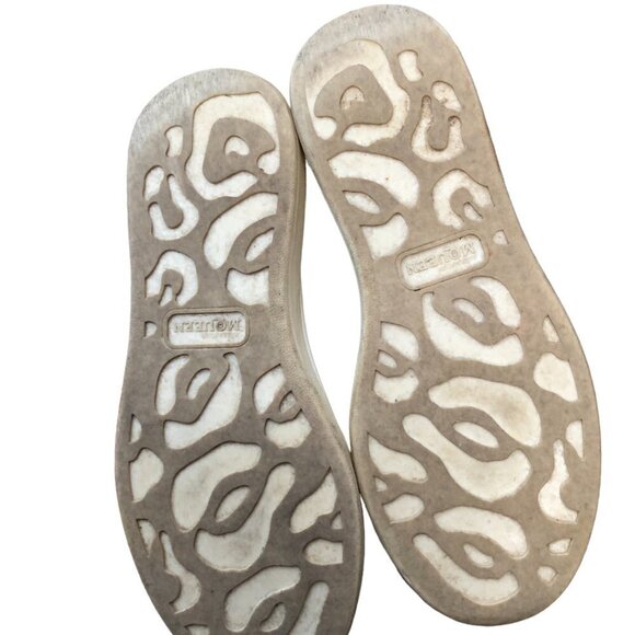 Alexander Mcqueen White & Black Oversized Sneakers Size 8 - Picture 4 of 13